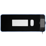 Kratos Power Gaming RGB Gaming Mouse Pad with 15W Wireless Charging