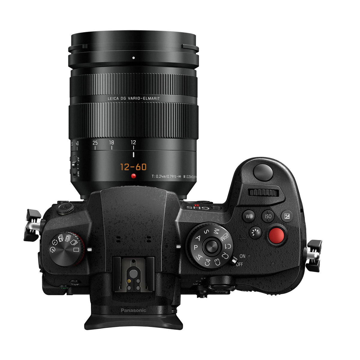 Panasonic Lumix GH5 II Mirrorless Camera with 12-60mm f/2.8-4 Lens and Live Streaming