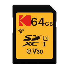 Kodak SDXC 64GB UHS-I U3 V30 Ultra Memory Card