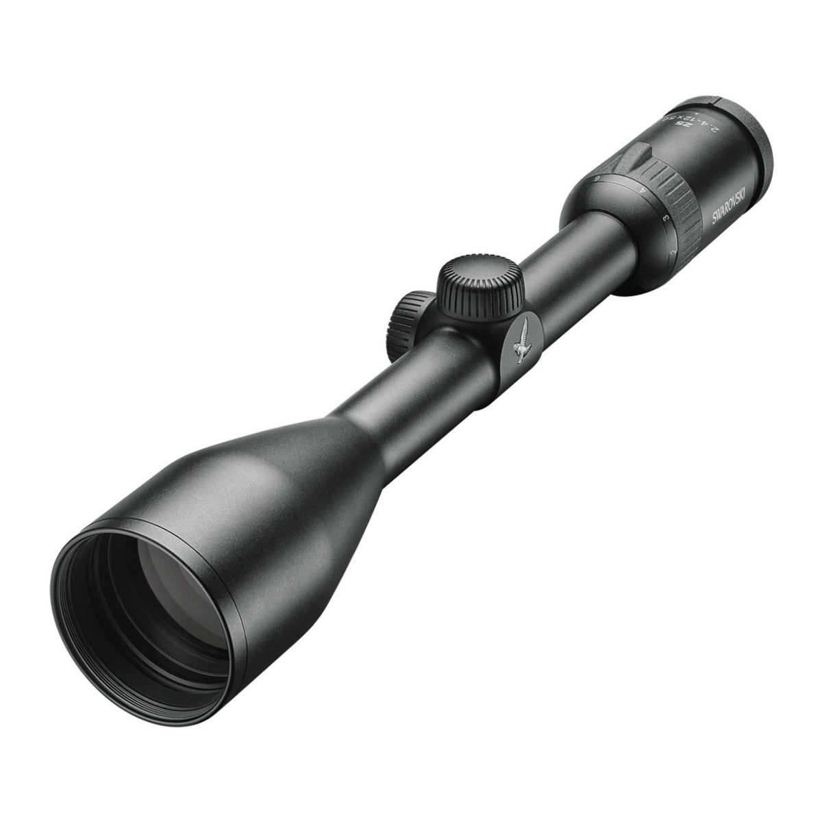 SWAROVSKI OPTIK Z5 2.4 to 12x50 Riflescope with Plex Reticle for Long-Range Shots (Matte Black)