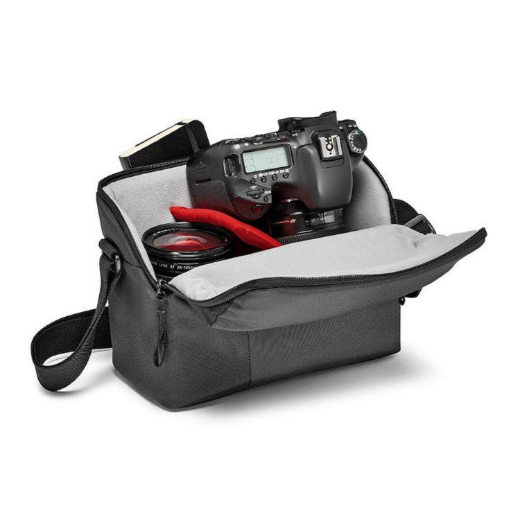 Sony SEL50F25G FE 50mm f/2.5 G Full-Frame Ultra-Compact G Lens with Manfrotto Camera Shoulder Bag II