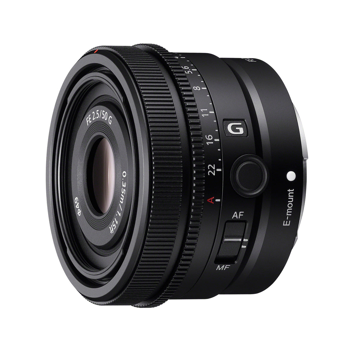Sony SEL50F25G FE 50mm f/2.5 G Full-Frame Ultra-Compact G Lens with Manfrotto Camera Shoulder Bag II