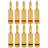 Knox Gear 16AWG Speaker Wire (100') and Gold Plated Speaker Banana Plugs (5 Pairs) Kit