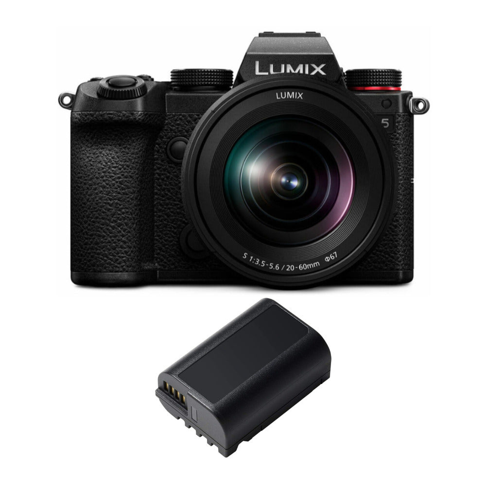 Panasonic LUMIX S5 4K Mirrorless Full-Frame Camera with 20-60mm Lens Bundle