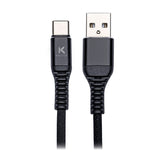 Kratos Power 45W 2-Port Digital Display USB-A 45W QC3.0 & Type-C PD3.0 Car Charger with USB-C Cable