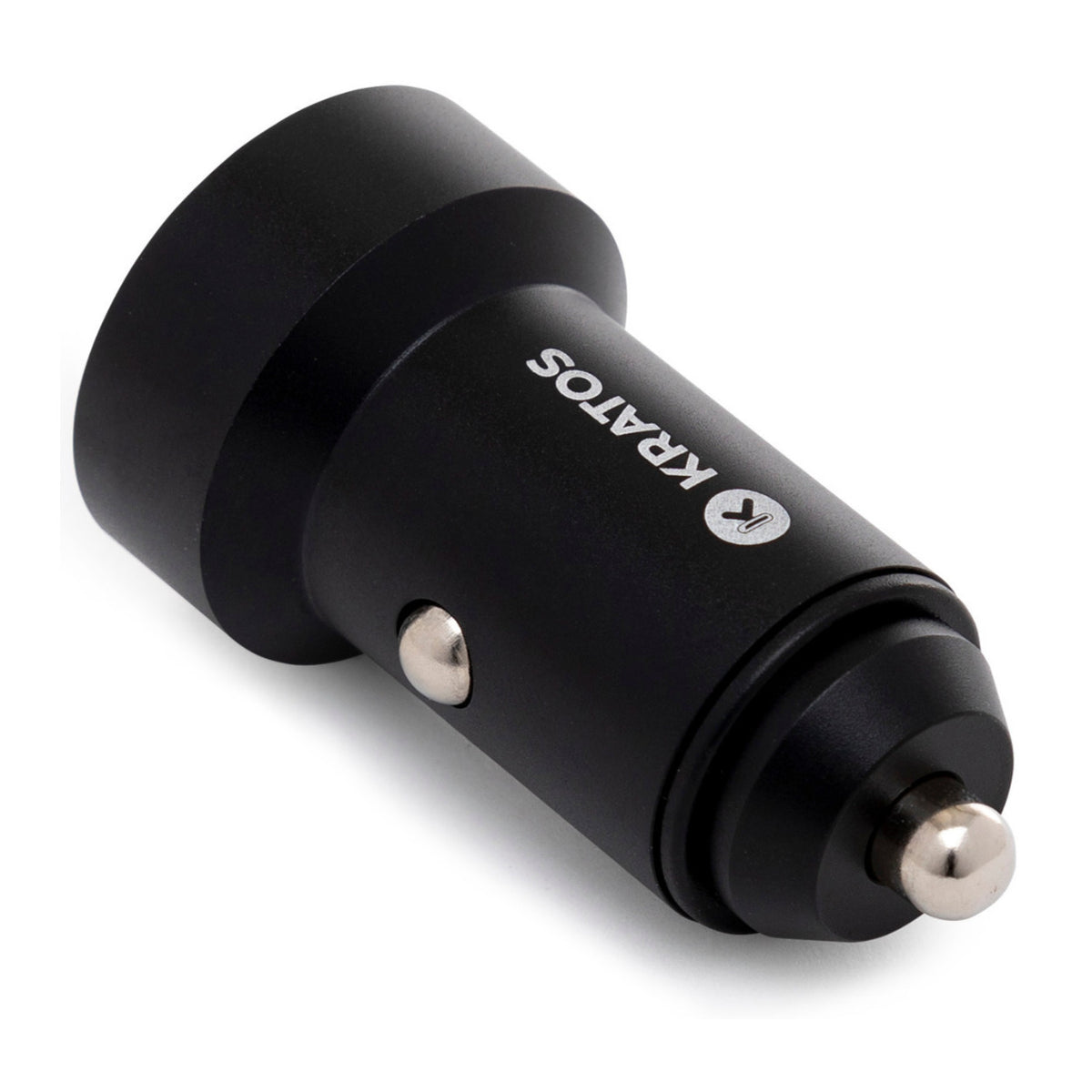 Kratos Power 45W 2-Port Digital Display USB-A 45W QC3.0 & Type-C PD3.0 Car Charger with USB-C Cable