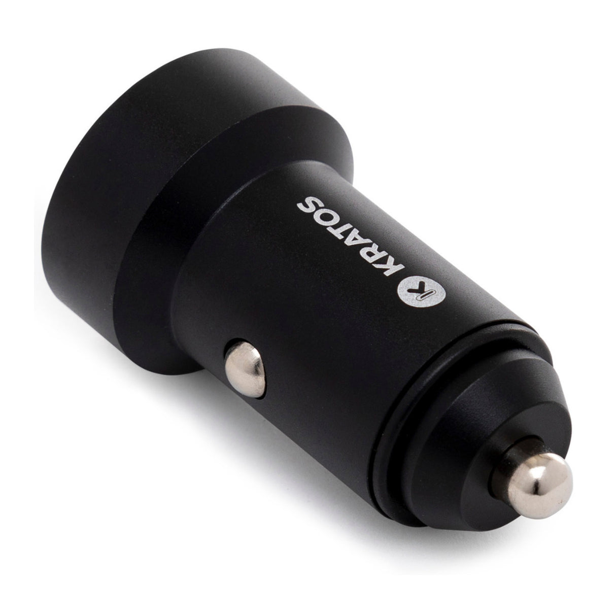 Kratos Power 45W 2-Port Digital Display USB-A 45W QC3.0 & Type-C PD3.0 Car Charger with USB-C Cable