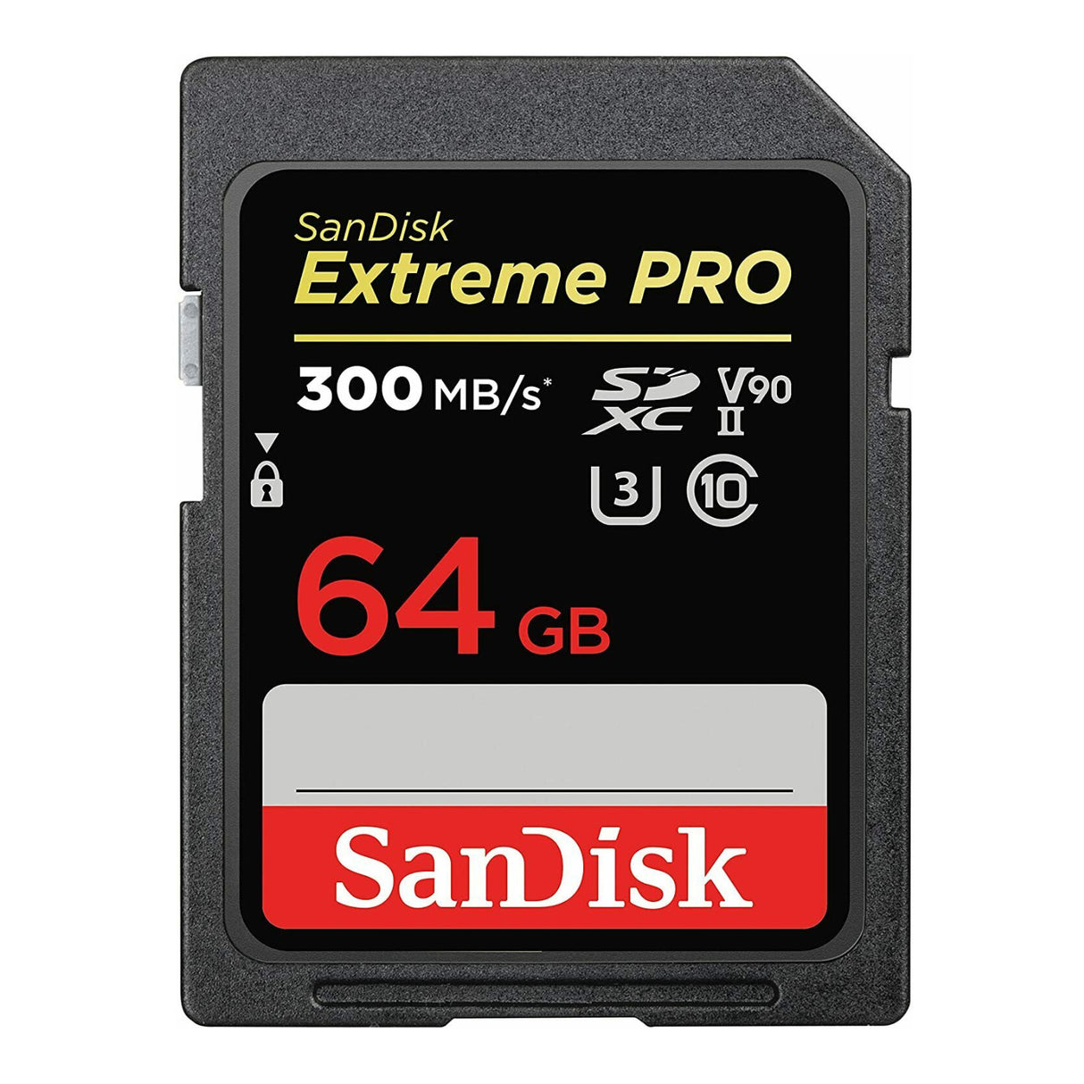 SanDisk 64GB Extreme PRO UHS-II V90 SDXC Memory Card (300MB/s)