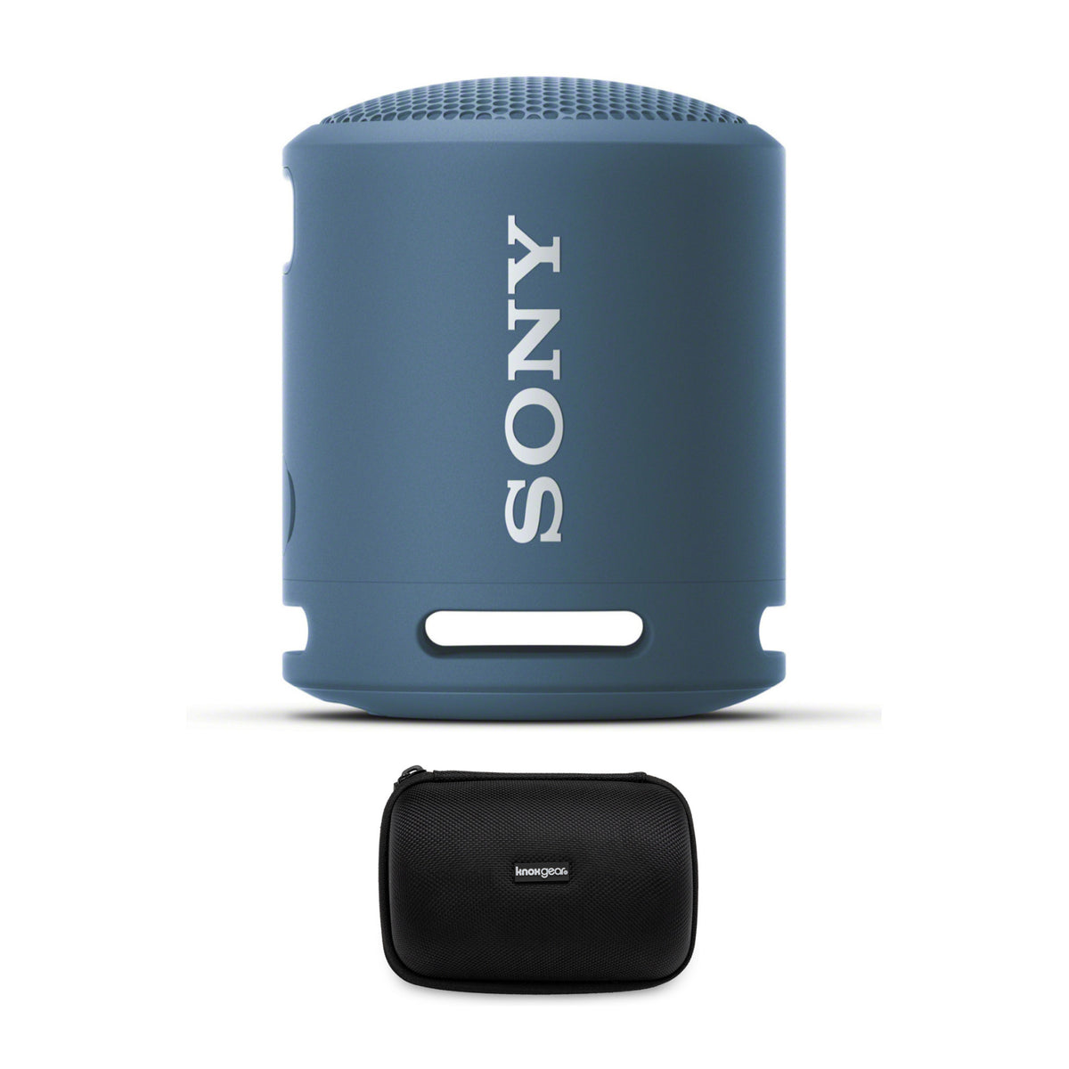 Sony XB13 EXTRA BASS Portable IP67 Waterproof/Dustproof Wireless Speaker (Blue) with Hard Shell Case