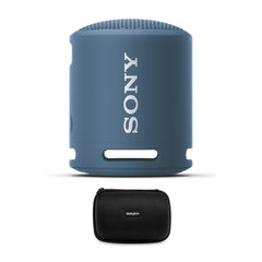 Sony XB13 EXTRA BASS Portable IP67 Waterproof/Dustproof Wireless Speaker (Blue) with Hard Shell Case