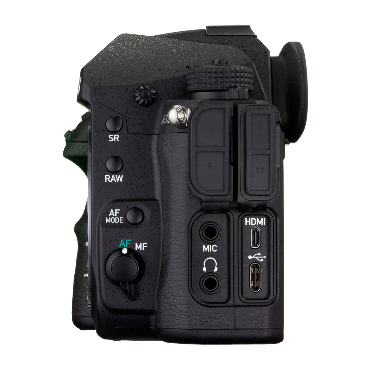 Pentax K-3 Mark III Camera Body (Black) w/Battery Grip and 64GB SD card Bundle