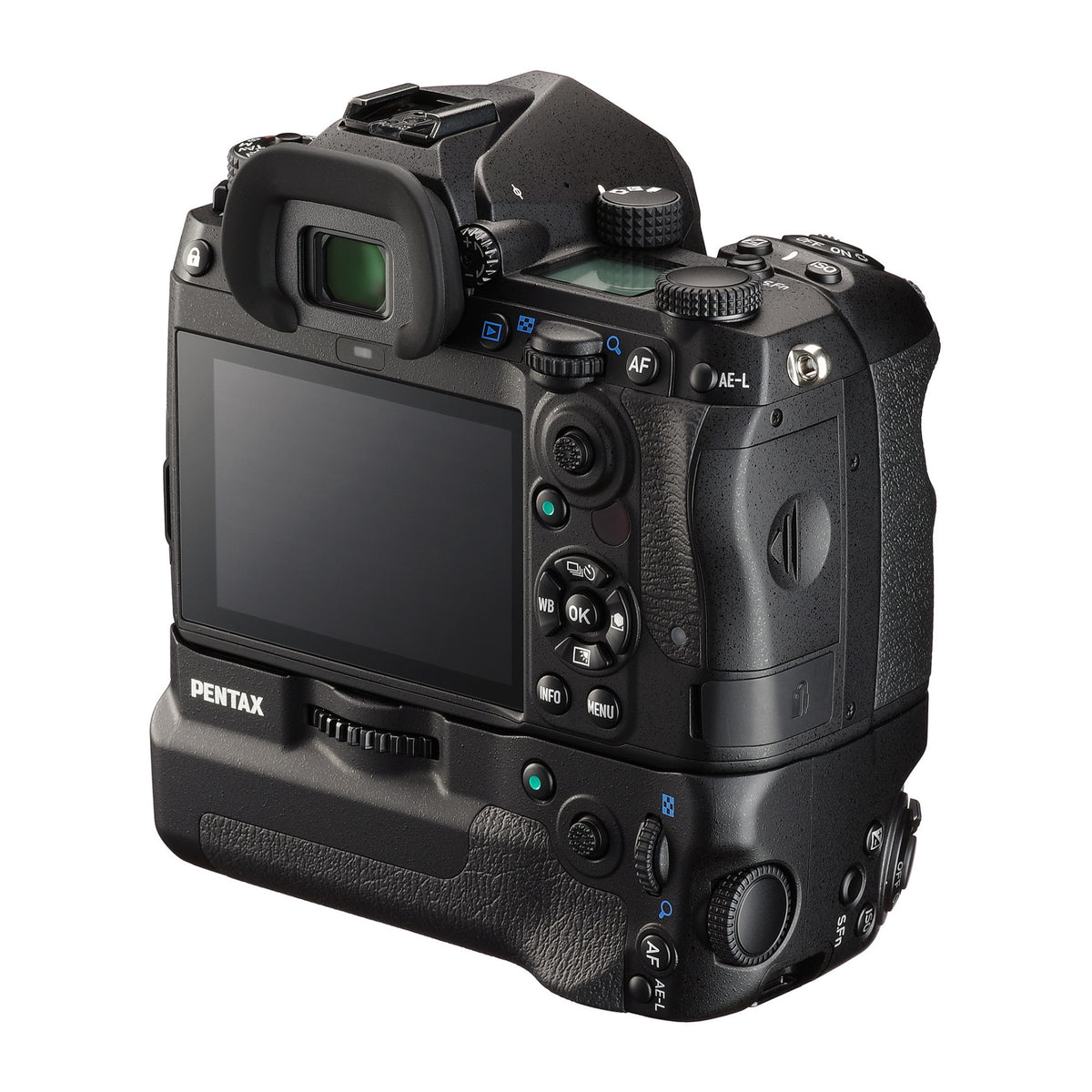 Pentax K-3 Mark III Camera Body (Black) w/Battery Grip and 64GB SD card Bundle
