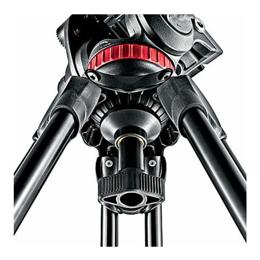 Manfrotto MVT502AM Video Tripod with Telescopic Twin Legs (Black)