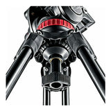 Manfrotto MVT502AM Video Tripod with Telescopic Twin Legs (Black)