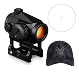 Vortex Crossfire Red Dot Sight (2 MOA Dot Reticle) and Cap Bundle