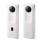 Ricoh Theta SC2 360-Degree 4K Spherical VR Camera (White) with Accessory Bundle