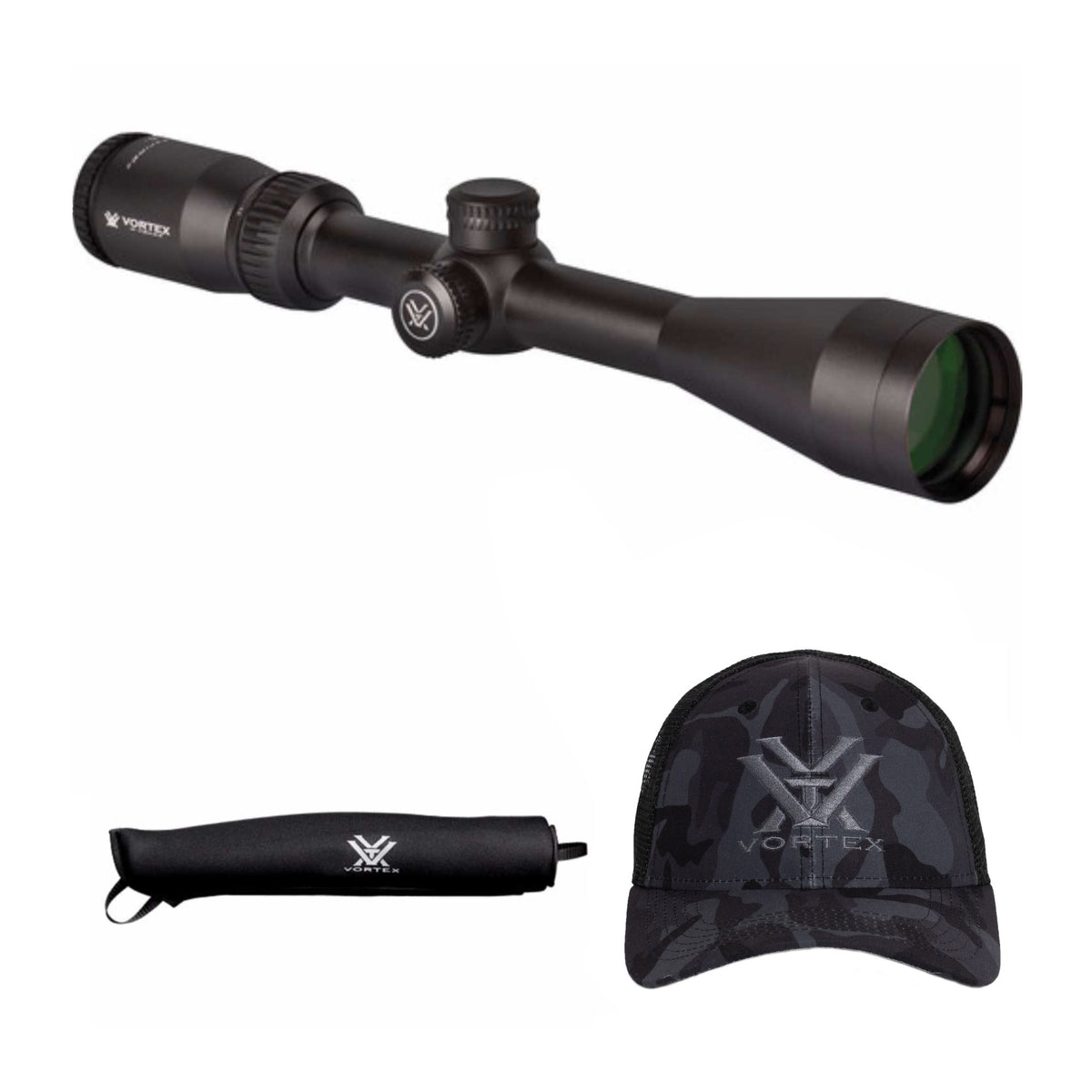 Vortex Optics Crossfire II 4-12x44 Plex Riflescope with Large Case and Cap
