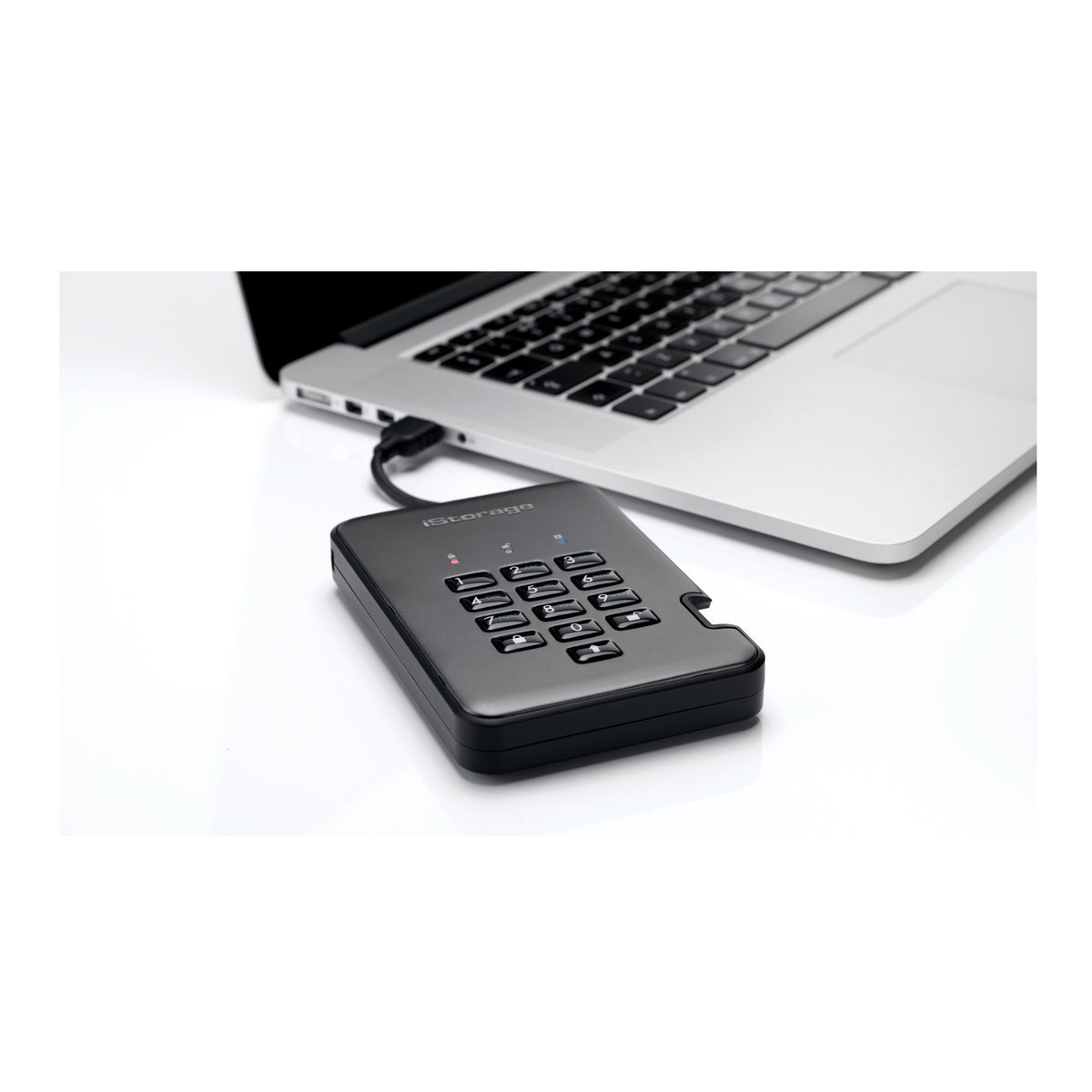 iStorage diskAshur PRO2 USB 3.1 512GB Encrypted Portable SSD