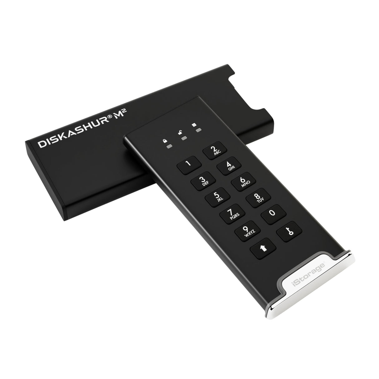 iStorage diskAshur M2 256-Bit 2TB Encrypted External SSD