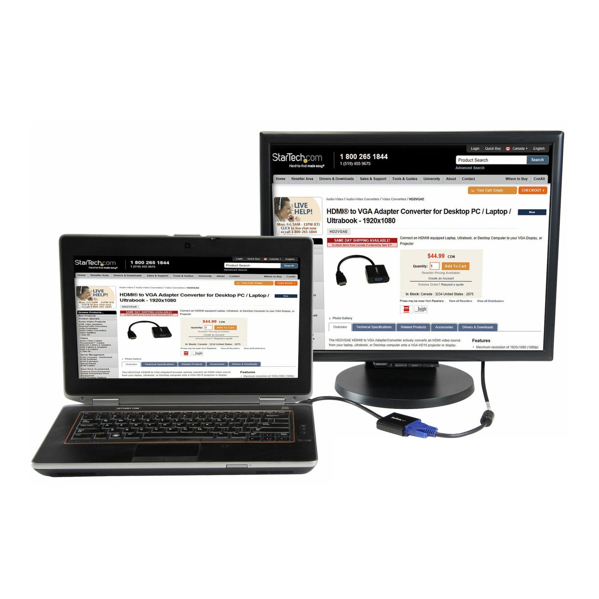 StarTech HDMI to VGA Adapter Converter