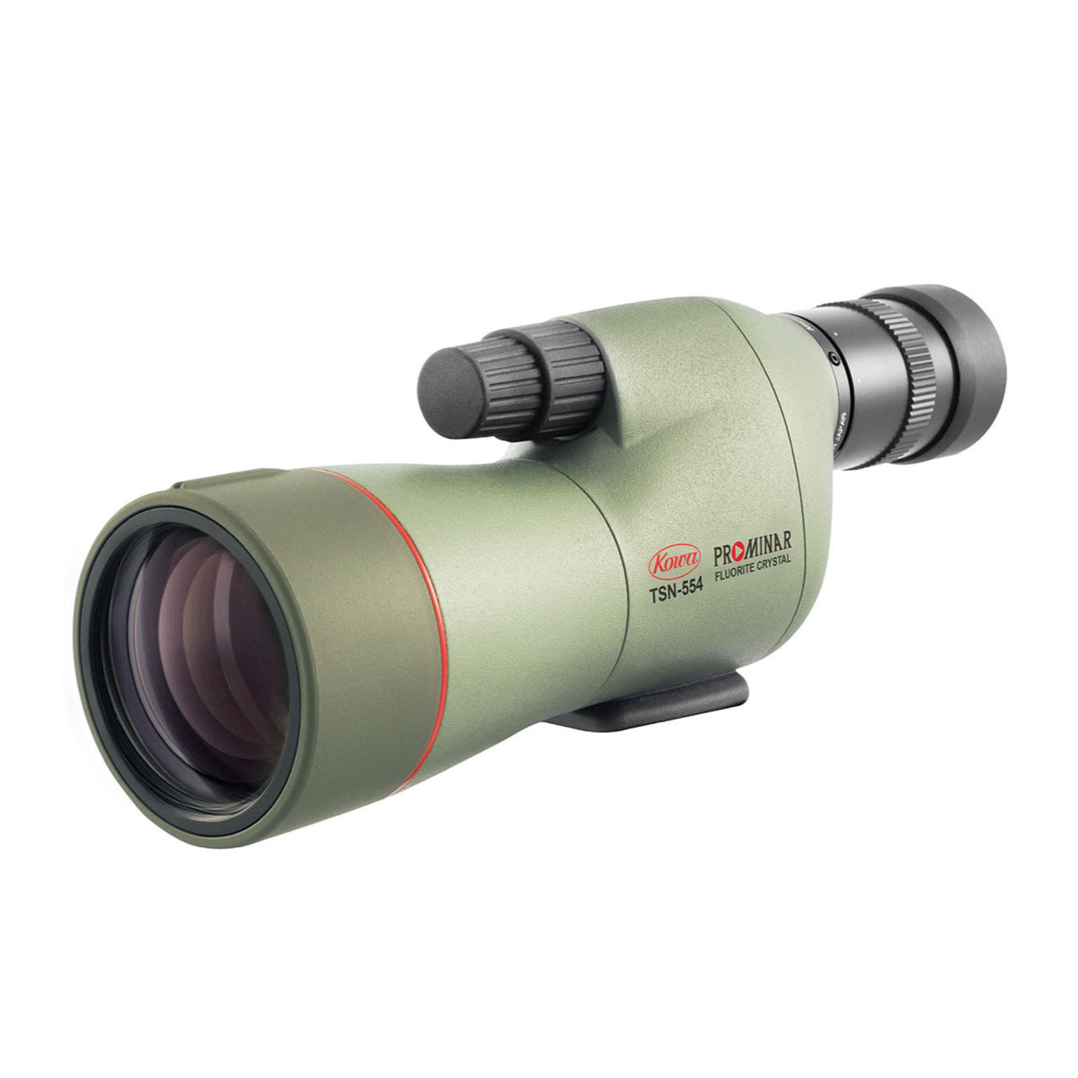 Kowa 55mm Fluorite Prominar Straight Spotting Scope with Lens Pen and Stay-On Case