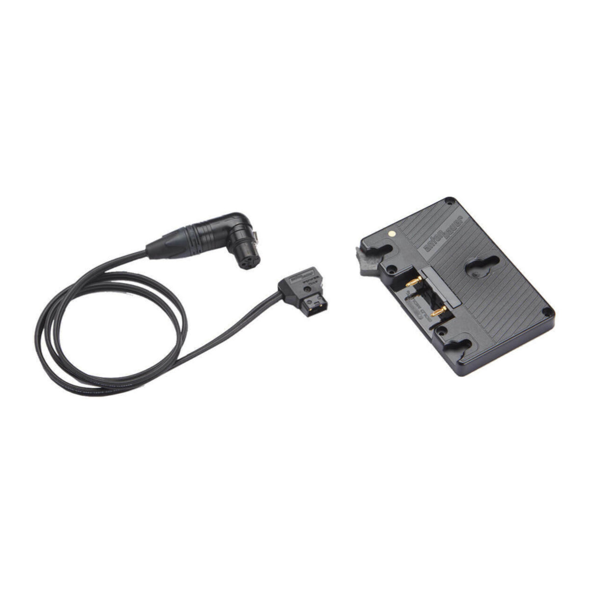 Litepanels A/B Gold Mount Battery Bracket with P-Tap to 3-Pin XLR Cable