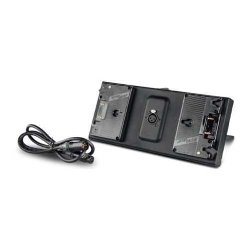Litepanels Dual Gold Mount Battery Bracket with XLR Cable for Gemini 2x1
