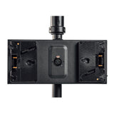 Litepanels Dual Gold Mount Battery Bracket with XLR Cable for Gemini 2x1