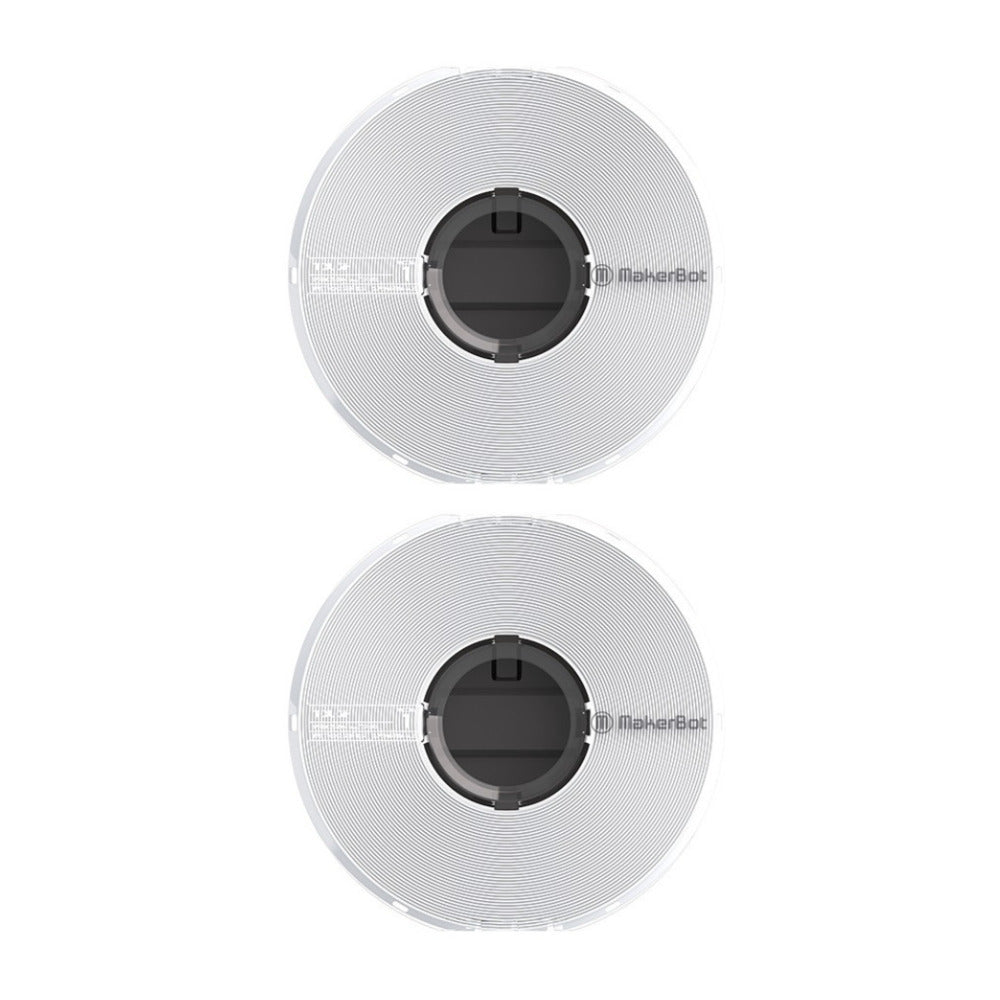 MakerBot Tough Precision Filament Spool for Method 3D Printer (Stone White, 0.75kg/1.65lb, 2-Pack)