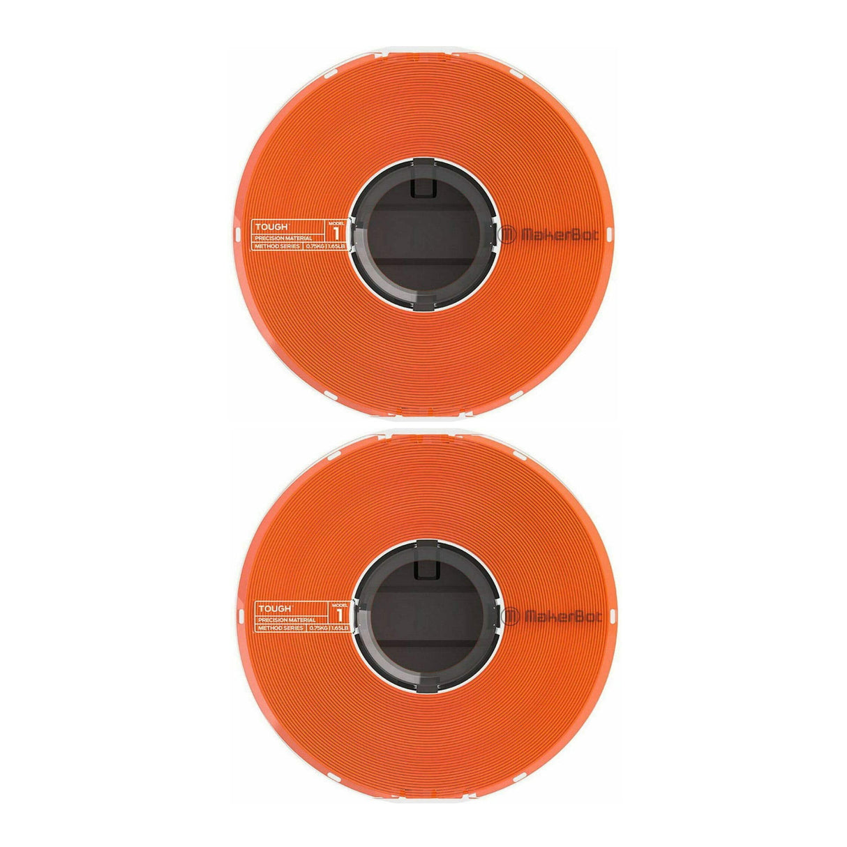 MakerBot Tough Precision Filament Spool for Method 3D Printer (Safety Orange, 1.65lb, 2-Pack)