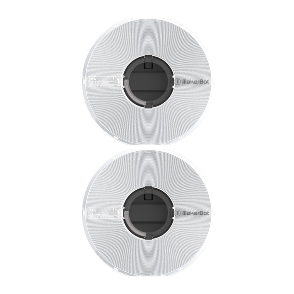 MakerBot PLA Filament Spool for Method 3D Printer (True White, 1.65lb, 2-Pack)