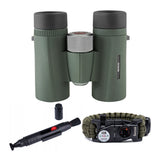 Kowa 10x32 BDII-XD Binoculars with Lens Cleaning Pen and Survival Bracelet