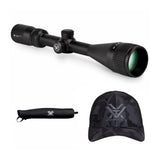 Vortex Crossfire II 4-12x50 AO Dead-Hold BDC Reticle Riflescope with Vortex Cap and Cover Bundle