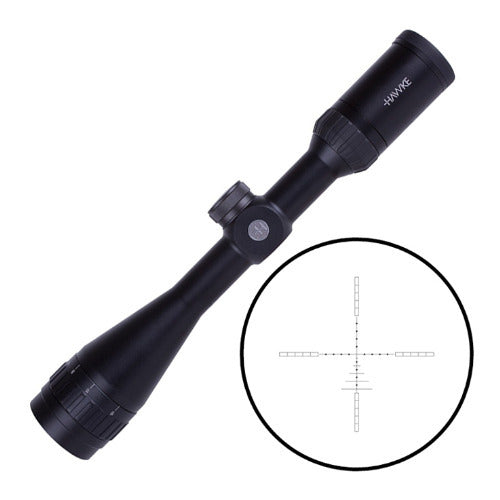 Hawke Sport Optics Airmax EV 4-12x40AO AMX Riflescope and Mounting Rings Set