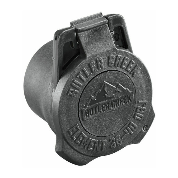 Butler Creek Element Scope Caps Objective 35-40mm (Black)