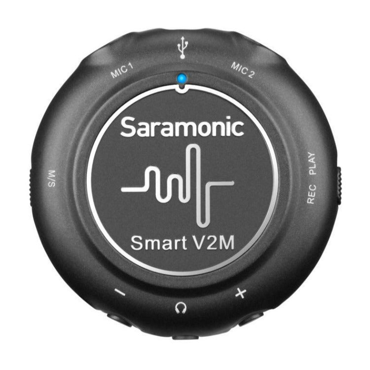 Saramonic Smart V2M Portable Audio Interface with 2 Omnidirectional Lavalier Mic (Open Box)