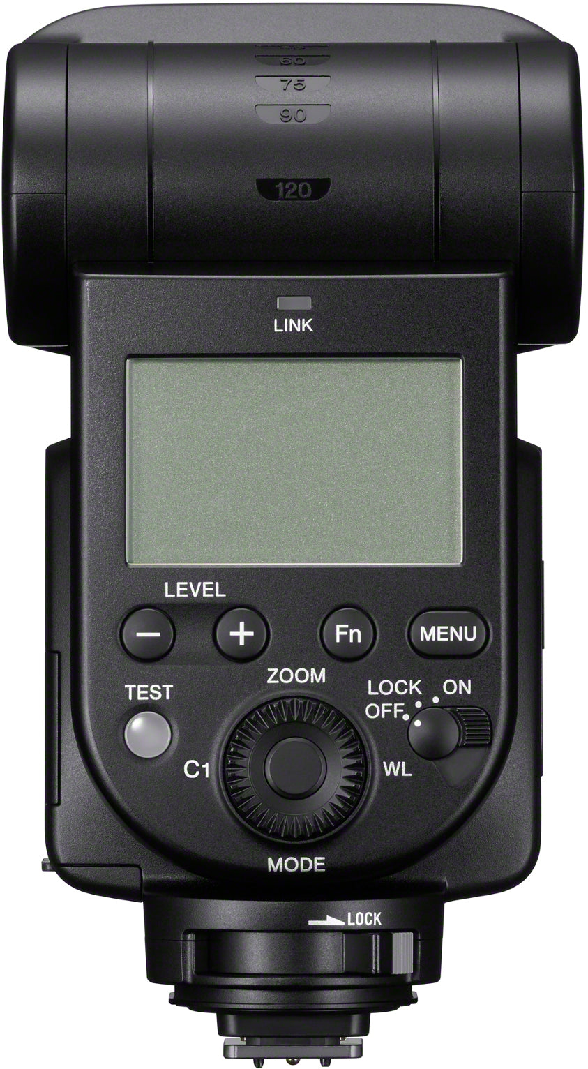 Sony HVL-F60RM Wireless Radio Control External Flash with USB-C Charger and Triple Shoe Bracket