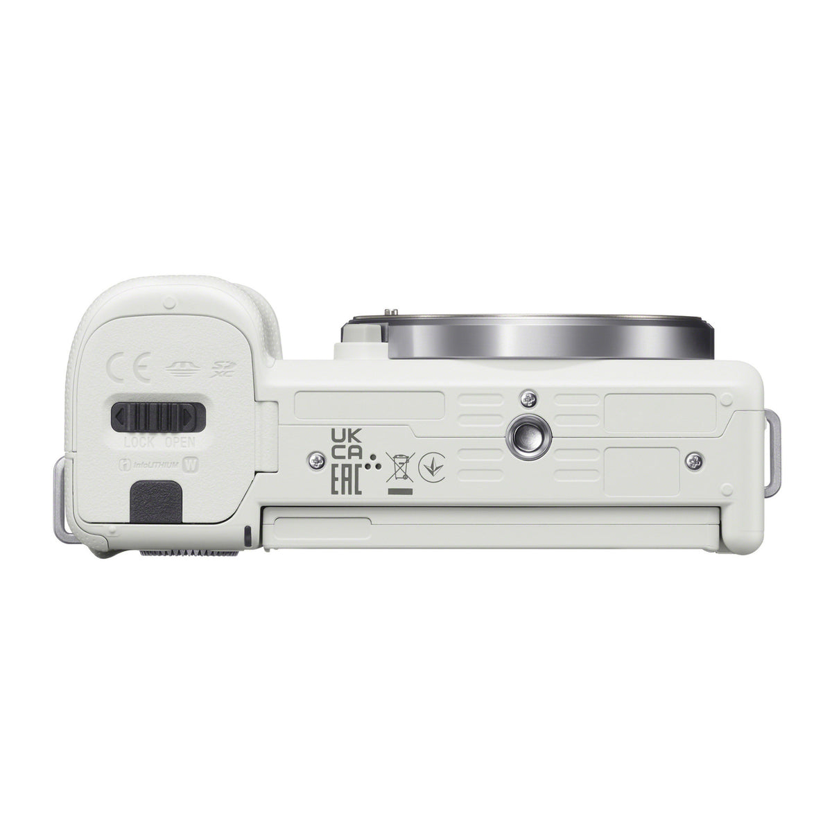 Sony Alpha ZV-E10 APS-C Interchangeable Lens Mirrorless Vlog Camera Body (White) (Open Box)