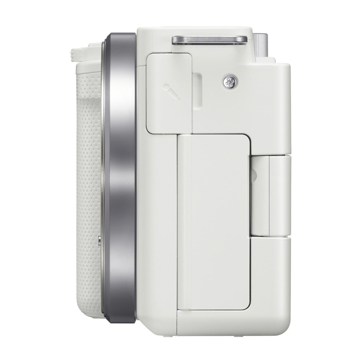 Sony Alpha ZV-E10 APS-C Interchangeable Lens Mirrorless Vlog Camera Body (White) (Open Box)