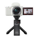 Sony Alpha ZV-E10 APS-C Interchangeable Lens Mirrorless Vlog Camera Body (White) (Open Box)
