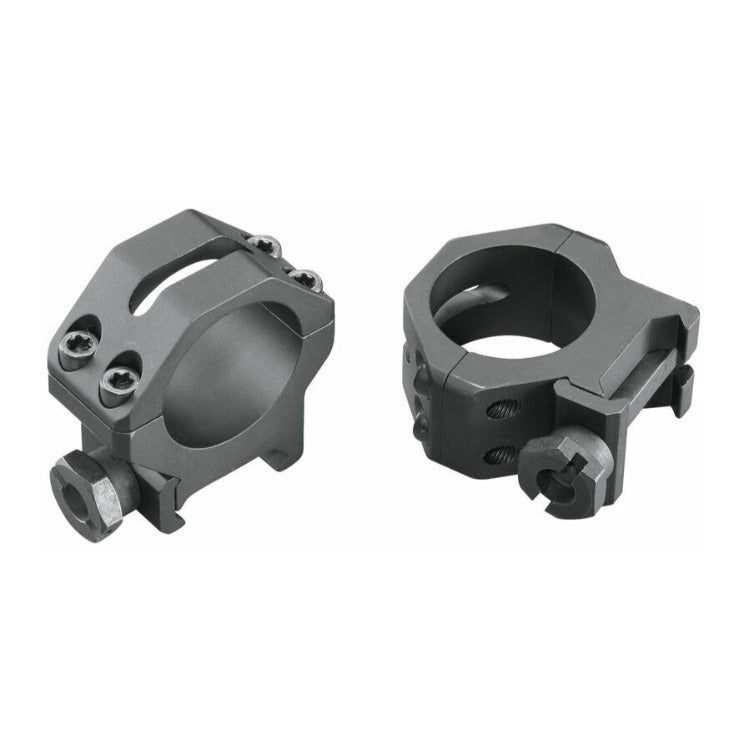 Weaver 4-Hole 1-Inch Tactical Picatinny Rings (Medium, Matte Black)