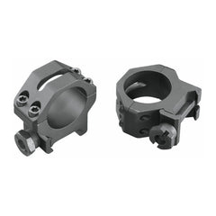 Weaver 4-Hole 1-Inch Tactical Picatinny Rings (Medium, Matte Black)