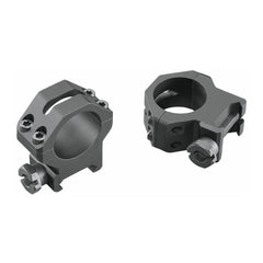 Weaver 4-Hole 1-Inch Picatinny Rings (High, Matte Black)