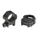 Weaver 4-Hole 1-Inch Picatinny Rings (High, Matte Black)
