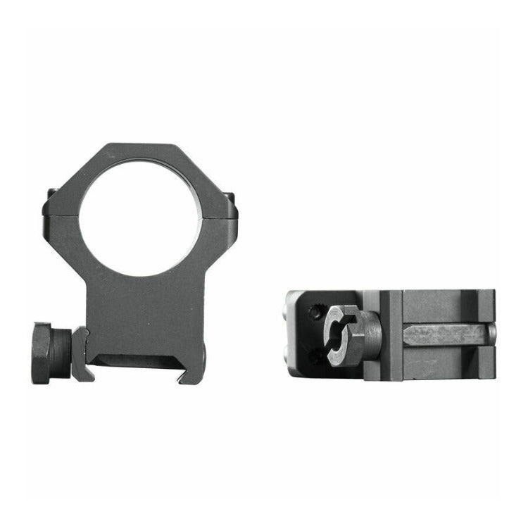 Weaver 4-Hole 1-Inch Picatinny Rings (XX-High, Matte Black)