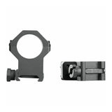 Weaver 4-Hole 1-Inch Picatinny Rings (XX-High, Matte Black)