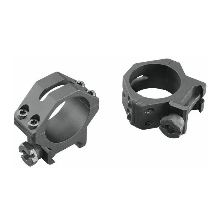 Weaver 4-Hole 30mm Picatinny Rings (Low, Matte Black)