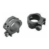 Weaver 4-Hole 30mm Picatinny Rings (Low, Matte Black)