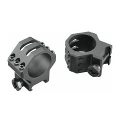 Weaver 6-Hole 30mm Picatinny Tactical Scope Rings (Medium, Matte Black)