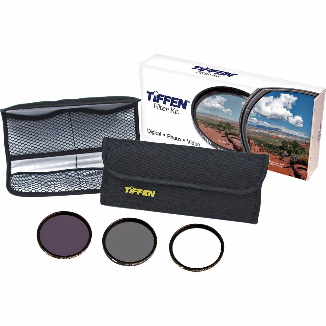Tiffen Digital Essentials 77mm UV/Circular Polarizer/Neutral Density Filter Kit